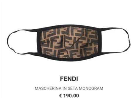 fendi mascherina seta